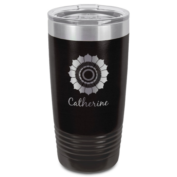 Custom Design - Black Polar Camel Tumbler - 20oz - Front