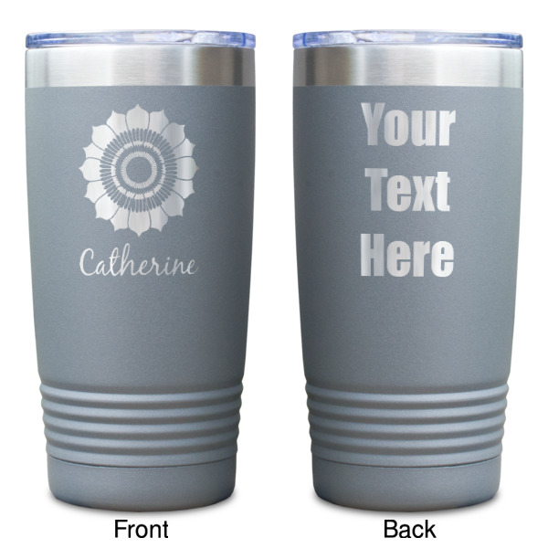 Custom Design - Gray Polar Camel Tumbler - 20oz - Double Sided - Approval