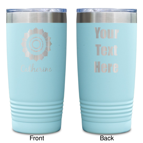 Custom Design - Teal Polar Camel Tumbler - 20oz -Double Sided - Approval