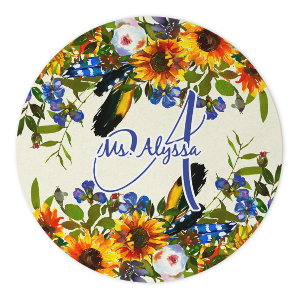 Custom Design - Round Paper Coaster - Approval