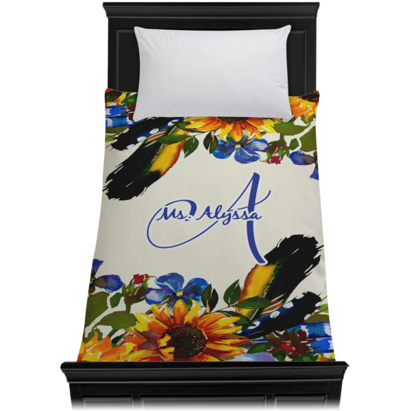 Custom Design - Duvet Cover - Twin XL - On Bed - No Prop