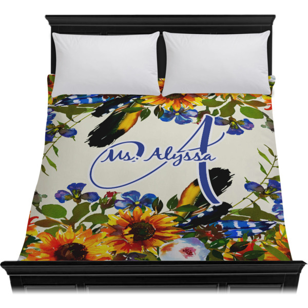 Custom Design - Duvet Cover - Queen - On Bed - No Prop