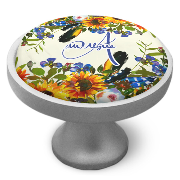Custom Sunflowers Cabinet Knob (Personalized)