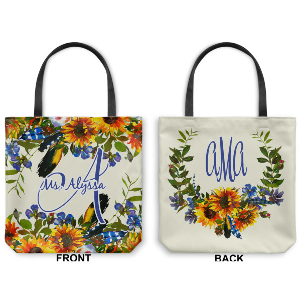 Custom Design - Canvas Tote - Front and Back