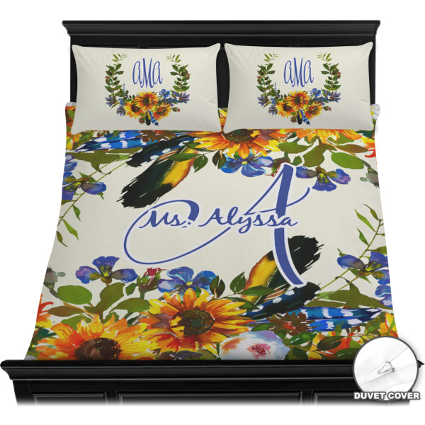 Custom Design - Bedding Set - Queen - Duvet - On Bed