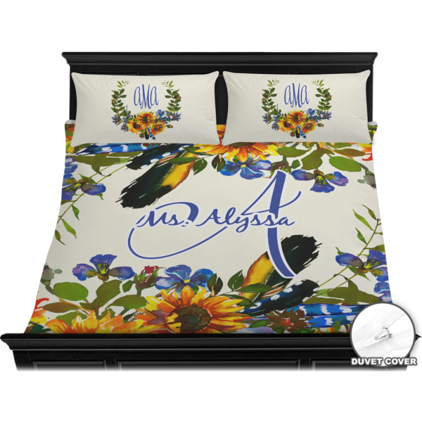 Custom Design - Bedding Set - King - Duvet - On Bed