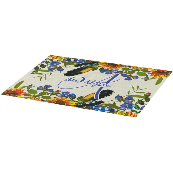 Custom Design - Burlap Placemat (Angle View)