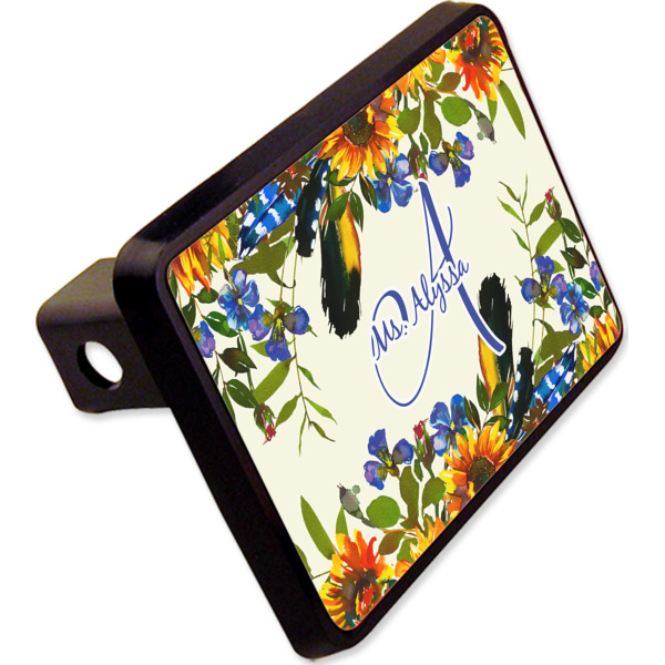 Custom Design Your Own Rectangular Trailer Hitch Cover - 2"