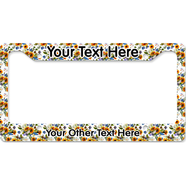 Custom Design - License Plate Frame - Style B