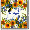 Sunflowers Curtain Panel - Custom Size (Personalized)