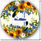 Sunflowers Round Decal - XLarge (Personalized)