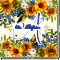 Sunflowers Square Decal - XLarge (Personalized)