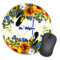 Sunflowers Round Mouse Pad (Personalized)