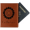 Sunflowers Passport Holder - Faux Leather (Personalized)