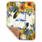 Sunflowers Sherpa Baby Blanket - 30" x 40" w/ Name and Initial