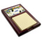 Sunflowers Red Mahogany Sticky Note Holder (Personalized)