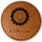Design Your Own Faux Leather Iron On Patch - Round