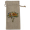 Sunflowers Large Burlap Gift Bag - Front (Personalized)