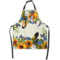 Sunflowers Apron With Pockets w/ Name and Initial