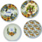 Design Your Own Glass Lunch / Dinner Plate 10" - Set of 4