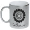 Sunflowers Metallic Silver Mug (Personalized)