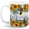 Sunflowers 11 Oz Coffee Mug - White (Personalized)