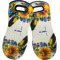 Sunflowers Neoprene Oven Mitts - Set of 2 w/ Name and Initial