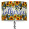 Sunflowers 16" Drum Lamp Shade - Fabric (Personalized)