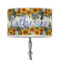 Sunflowers 12" Drum Lamp Shade - Poly-film (Personalized)