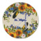 Sunflowers Round Linen Placemat (Personalized)