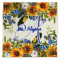 Sunflowers Microfiber Dish Towel (Personalized)