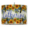 Sunflowers Drum Pendant Lamp (Personalized)