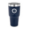 Sunflowers 30 oz Stainless Steel Tumbler - Navy - Single Sided (Personalized)