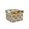 Sunflowers Gift Box with Lid - Canvas Wrapped - Small (Personalized)