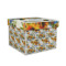 Sunflowers Gift Box with Lid - Canvas Wrapped - Large (Personalized)