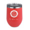 Sunflowers Stemless Stainless Steel Wine Tumbler - Coral - Double Sided (Personalized)