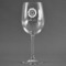 Sunflowers Wine Glass - Engraved (Personalized)