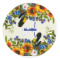 Sunflowers Round Stone Trivet (Personalized)