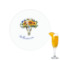 Sunflowers Printed Drink Topper - 2.15" (Personalized)