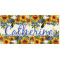 Sunflowers Front License Plate (Personalized)
