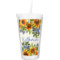 Sunflowers Double Wall Tumbler with Straw (Personalized)