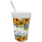 Sunflowers Sippy Cup with Straw (Personalized)