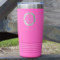 Sunflowers 20 oz Stainless Steel Tumbler - Pink - Single Sided (Personalized)