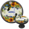 Sunflowers Cabinet Knob (Black) (Personalized)