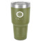Sunflowers 30 oz Stainless Steel Tumbler - Olive - Single-Sided (Personalized)