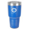 Sunflowers 30 oz Stainless Steel Tumbler - Royal Blue - Single-Sided (Personalized)
