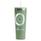 Sunflowers RTIC Everyday Tumbler with Straw - 28oz - Light Green - Single-Sided (Personalized)