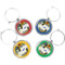 Design Your Own Wine Charms - Set of 4