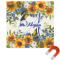 Sunflowers Square Car Magnet - 6" (Personalized)
