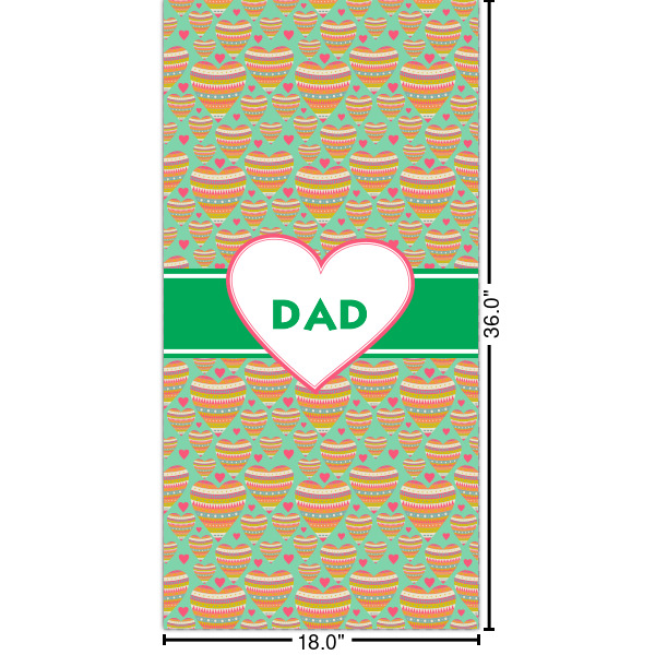 Custom Hearts Cabinet Decal - XLarge (Personalized)